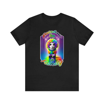 Rainbow Sheep - Unisex Jersey Short Sleeve Tee