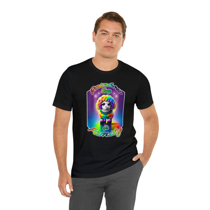 Rainbow Sheep - Unisex Jersey Short Sleeve Tee